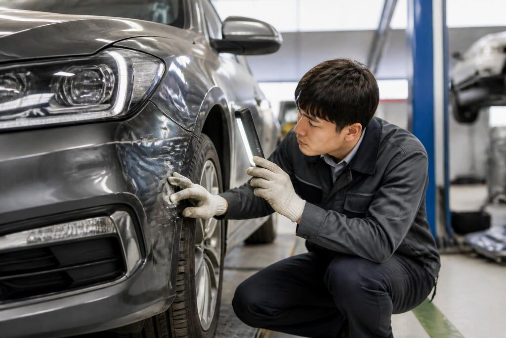 경북 사고수리 작업 범위와 현장 조건 이미지