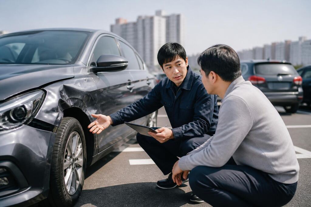 부산 사고수리 이미지