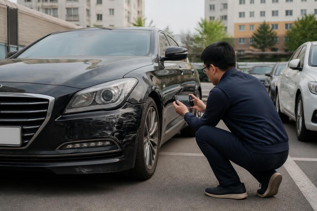 인천 사고수리 작업 범위와 현장 조건 이미지