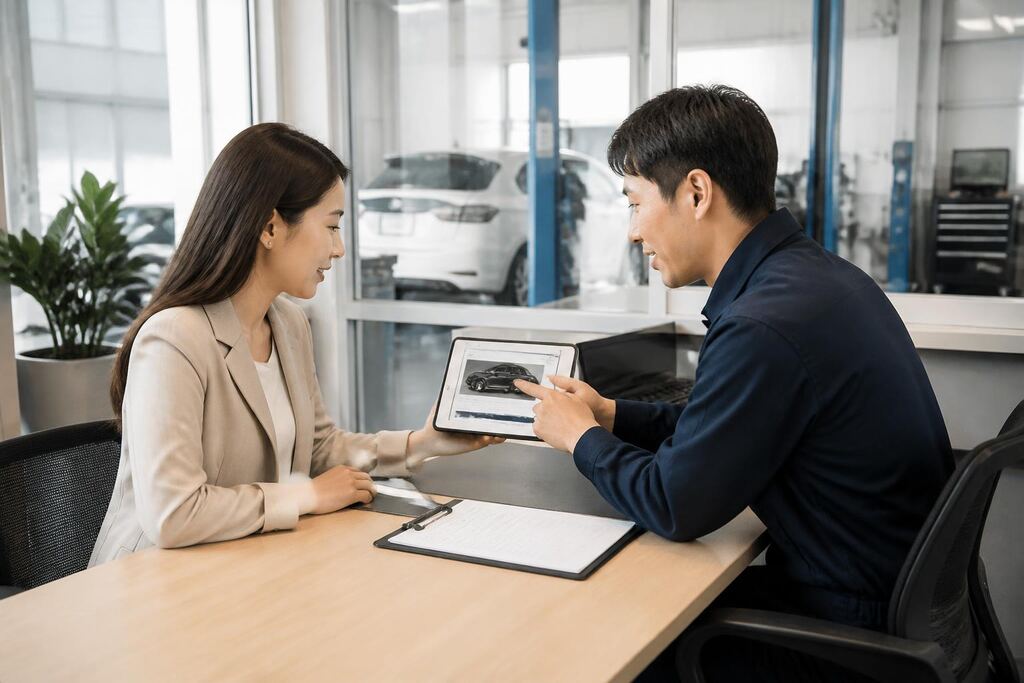 울산 자동차 정비·수리 비용과 업체 비교 정보 이미지