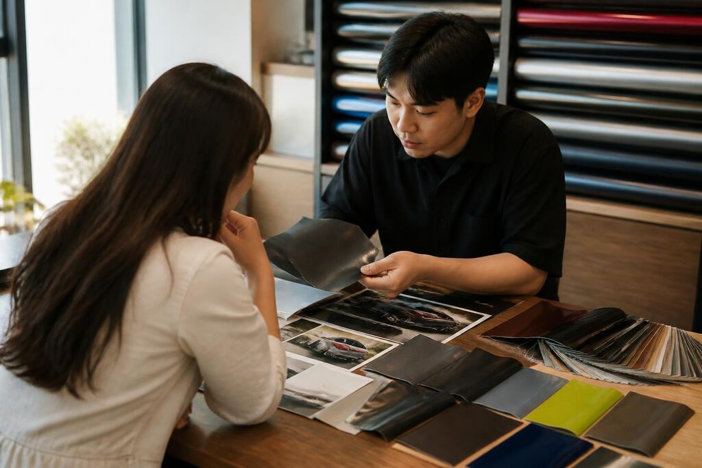 부산 랩핑 작업 범위와 현장 조건 이미지