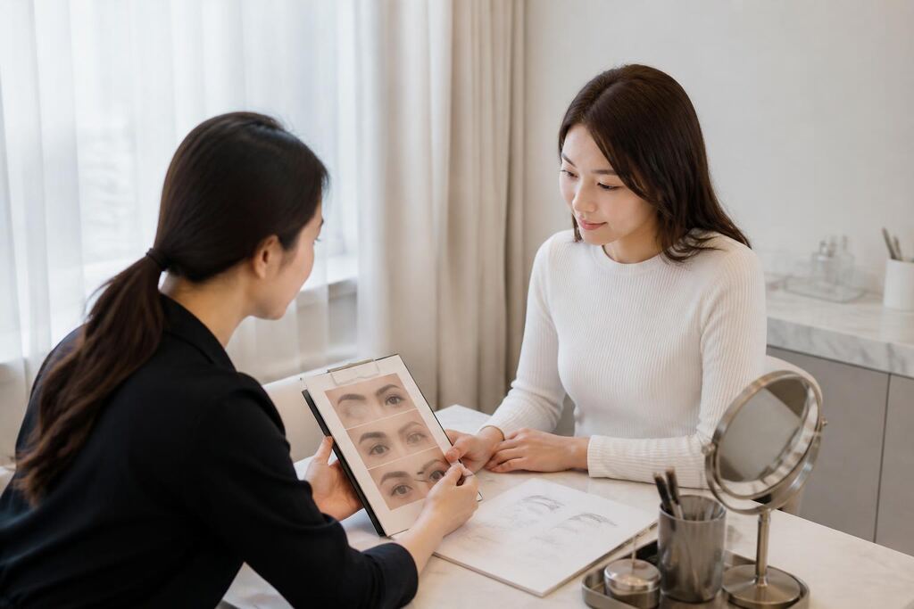 경북 눈썹 반영구 이미지