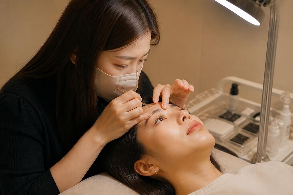경남 속눈썹 관리 작업 범위와 현장 조건 이미지