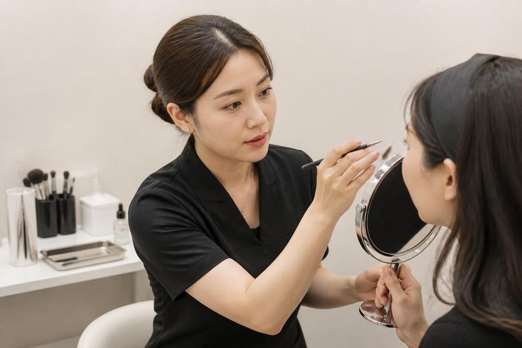 세종특별자치시 아이라인 반영구 작업 범위와 현장 조건 이미지