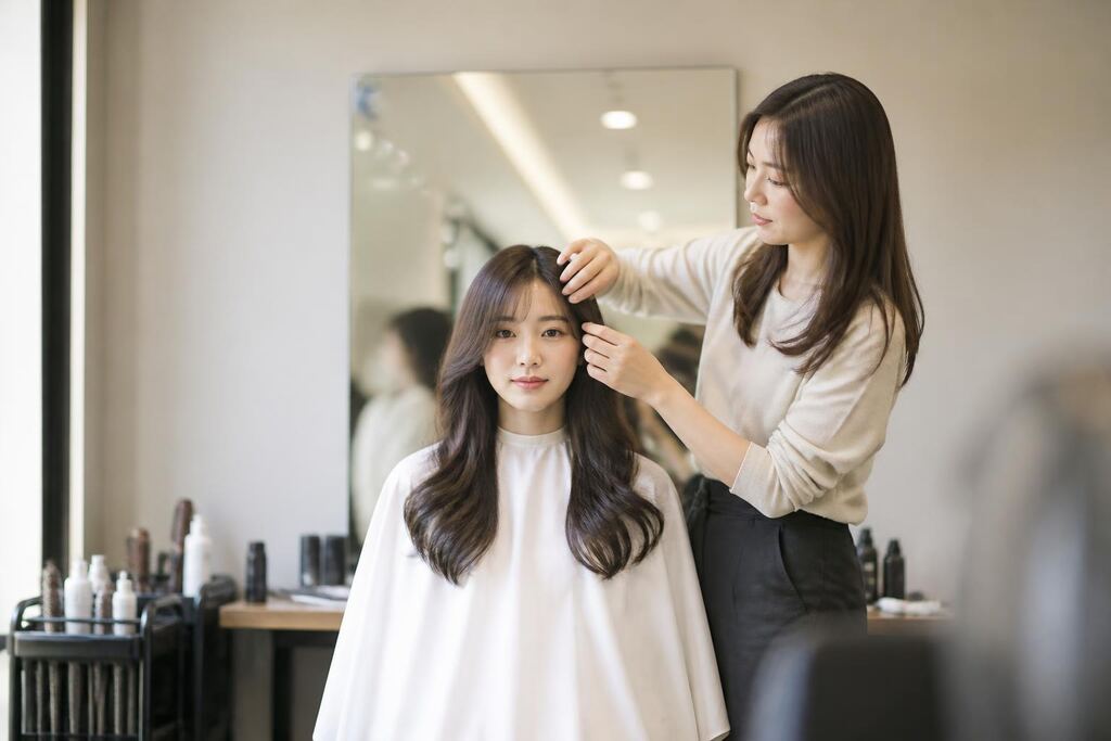 서울 헤어스타일링 이미지