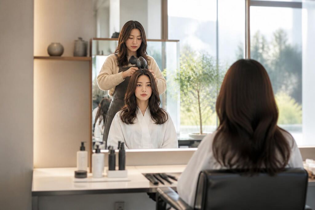 제주특별자치도 헤어스타일링 이미지