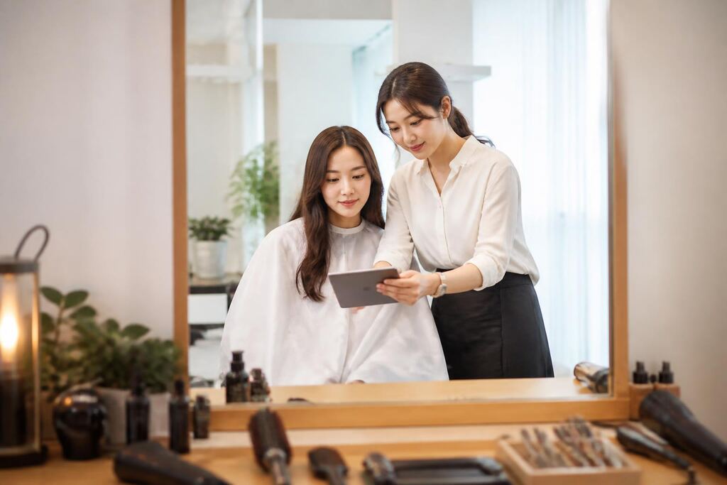 세종특별자치시 헤어스타일링 이미지