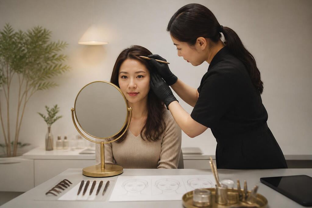 충남 헤어라인·두피 반영구 이미지