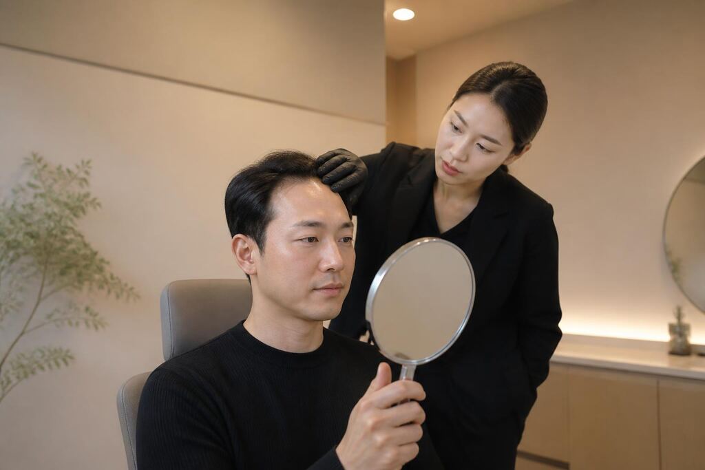 경북 헤어라인·두피 반영구 이미지