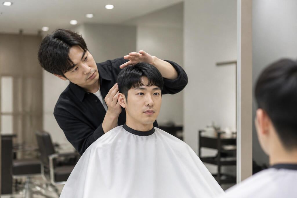 서울 남성 헤어 이미지