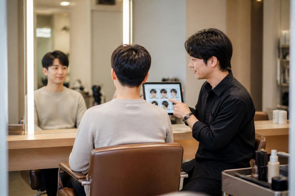 충북 남성 헤어 이미지