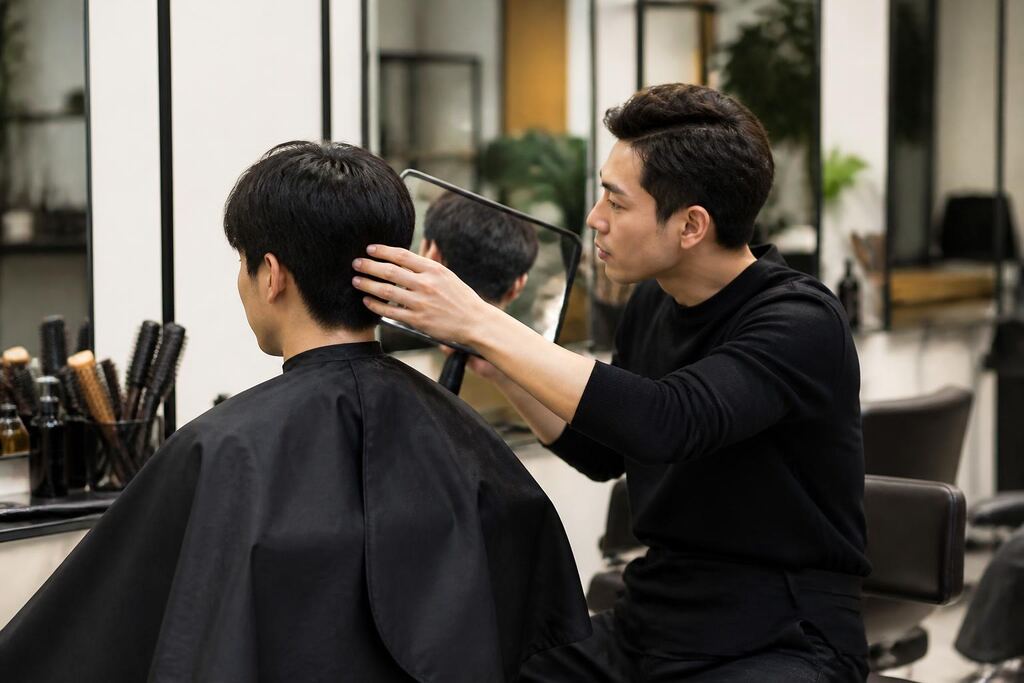 인천 남성 헤어 작업 범위와 현장 조건 이미지