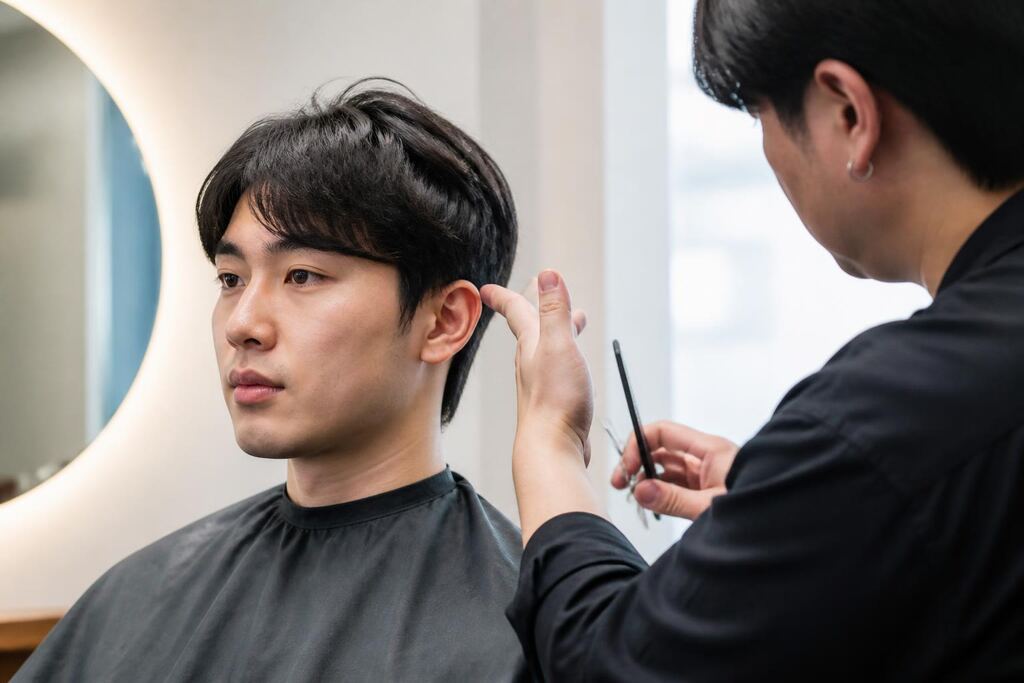 울산 남성 헤어 작업 범위와 현장 조건 이미지