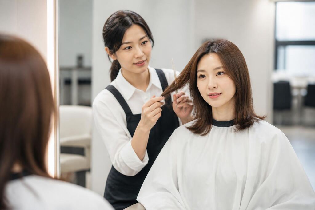 충북 여성 헤어 이미지