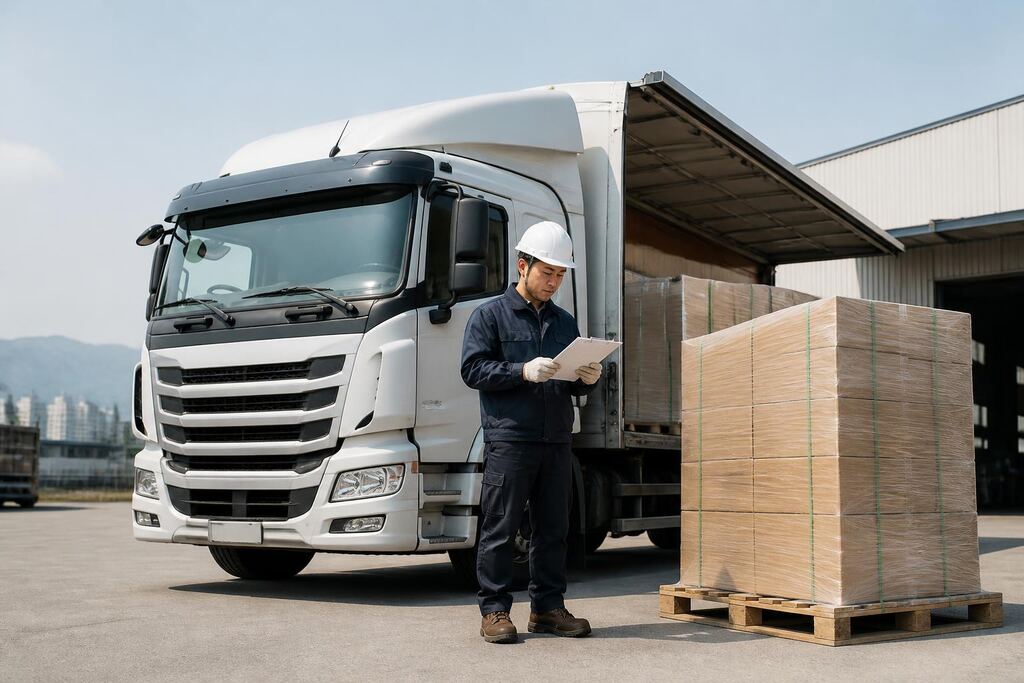 부산 장거리 화물운송 이미지