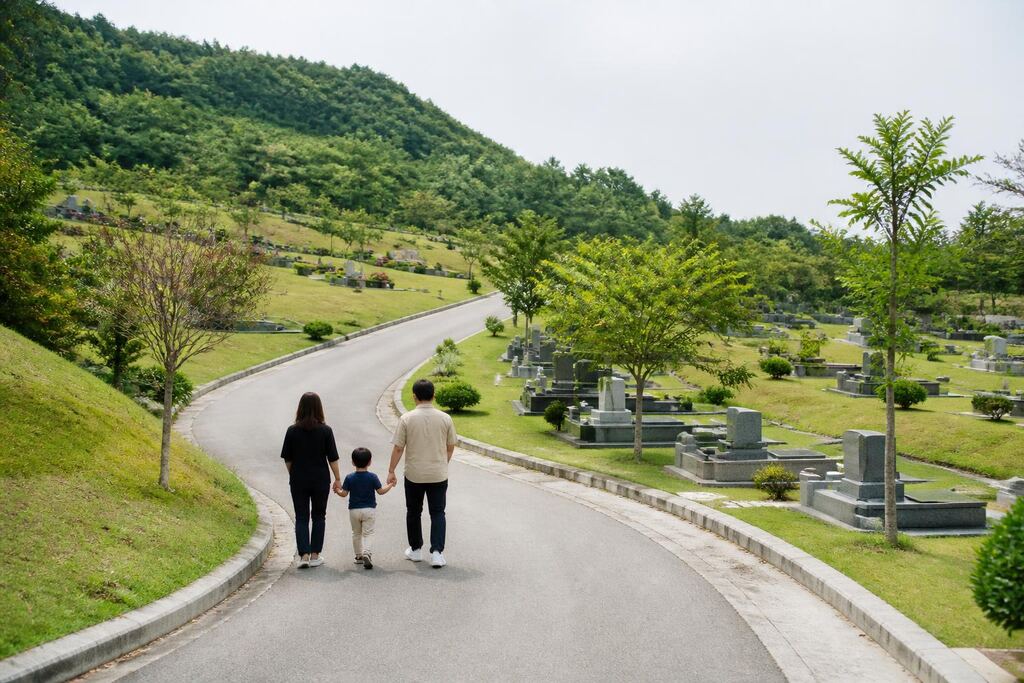 전북특별자치도 공원묘지 작업 범위와 현장 조건 이미지
