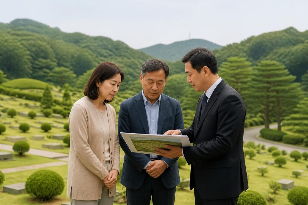 부산 공원묘지 이미지