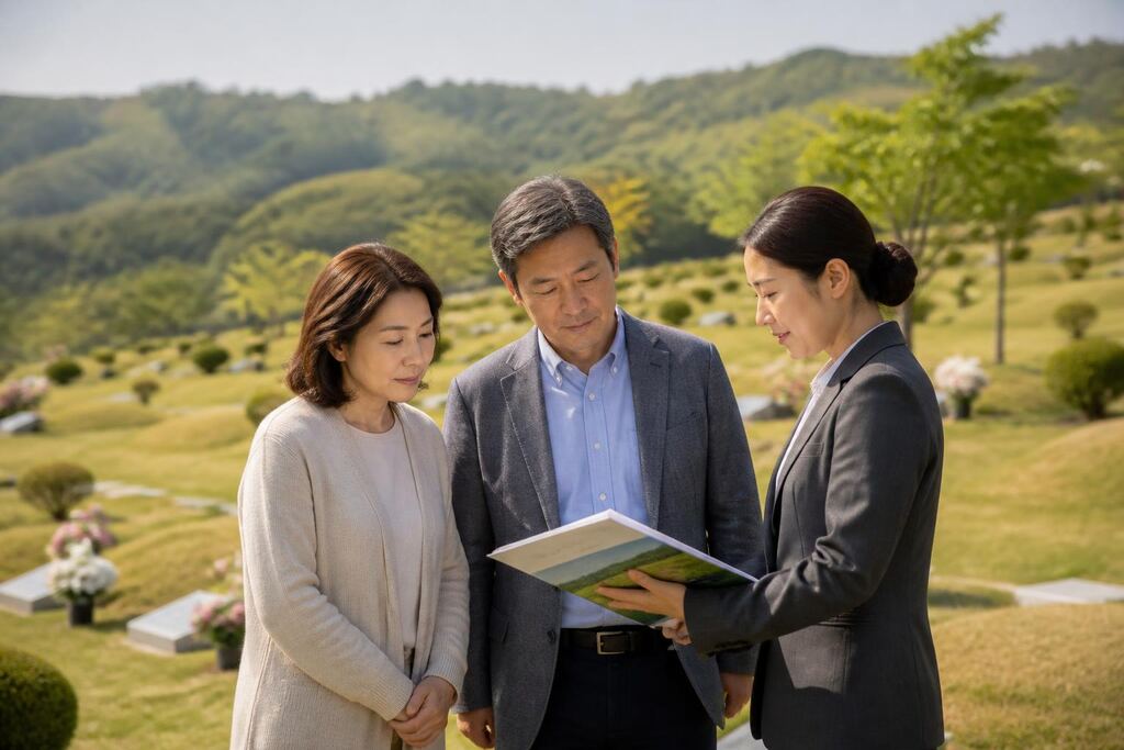 울산 공원묘지 이미지