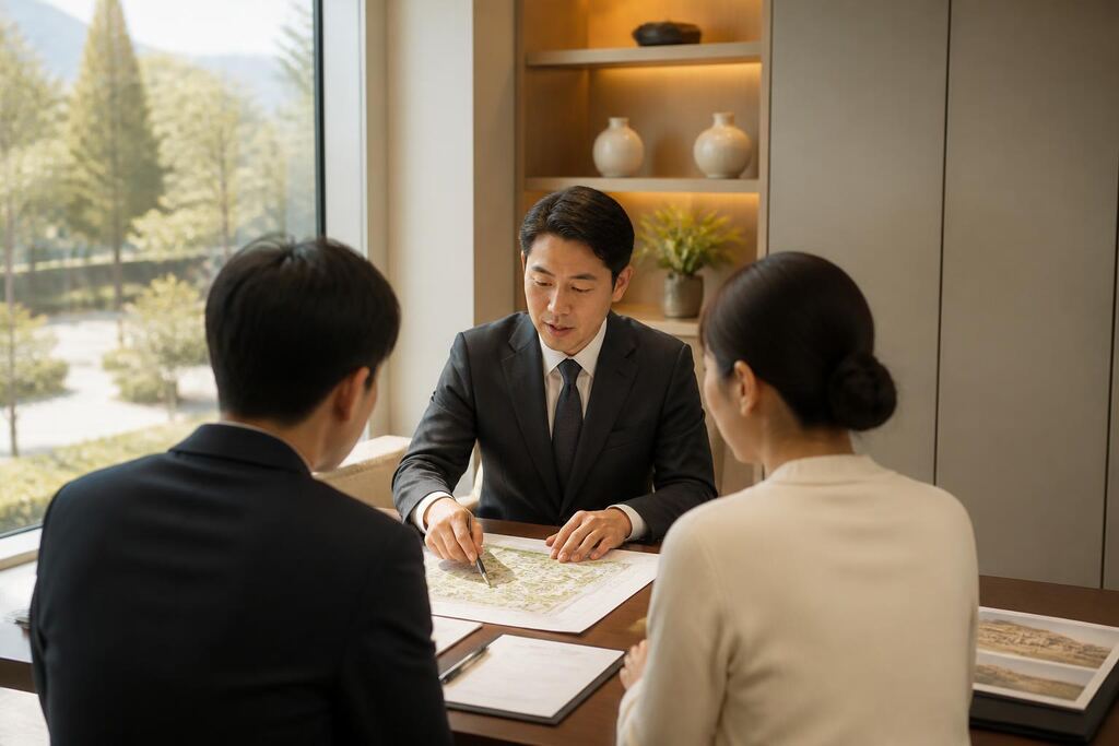 세종특별자치시 공원묘지 작업 범위와 현장 조건 이미지