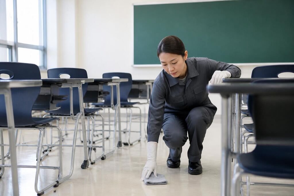 충남 학원청소 이미지