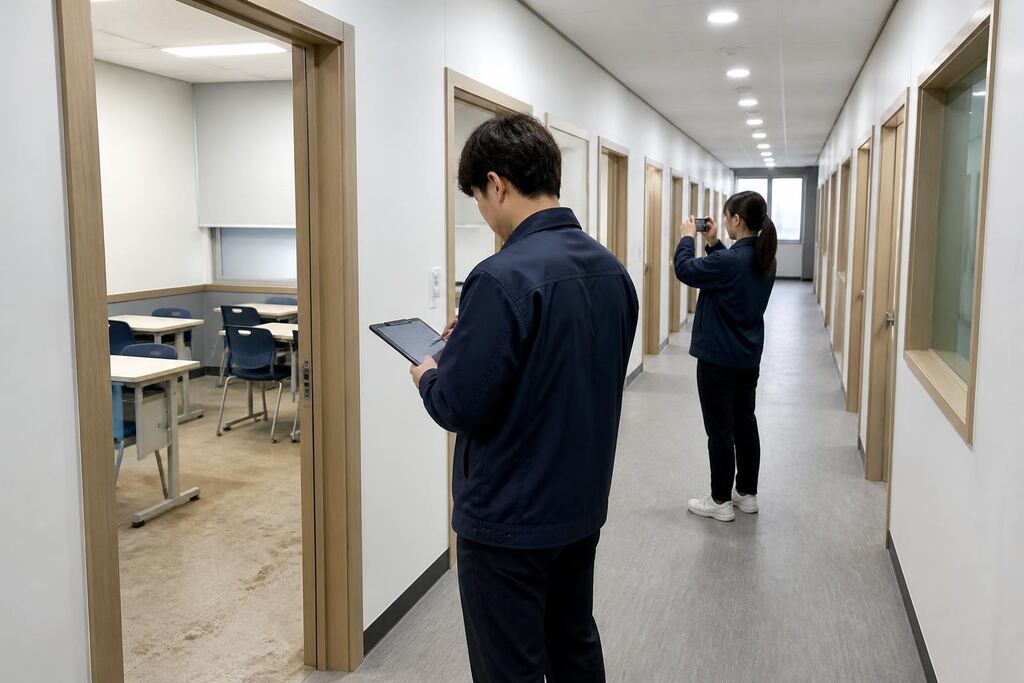 전북특별자치도 학원청소 작업 범위와 현장 조건 이미지