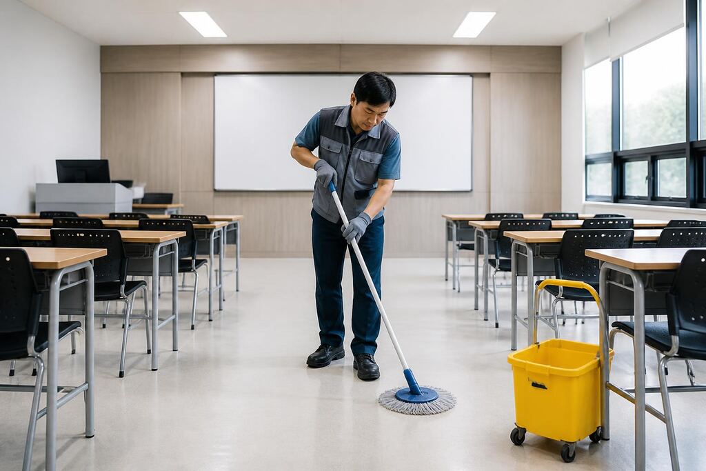 전남광주통합특별시 학원청소 이미지