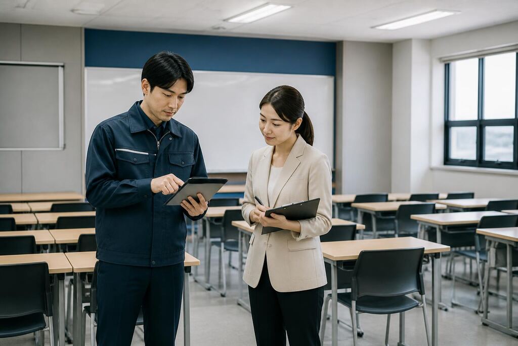대구 학원청소 작업 범위와 현장 조건 이미지