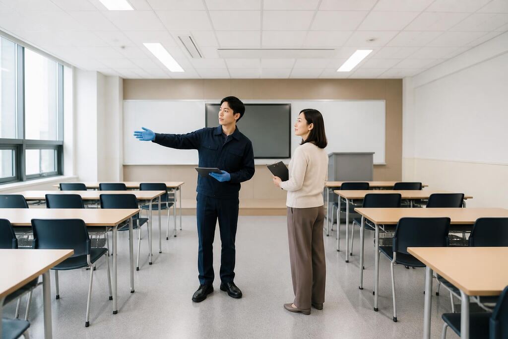 인천 학원청소 이미지