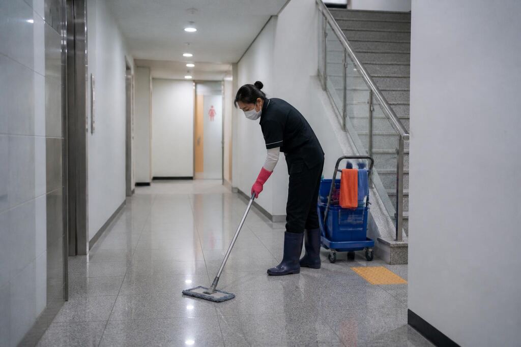 세종특별자치시 건물청소 작업 범위와 현장 조건 이미지