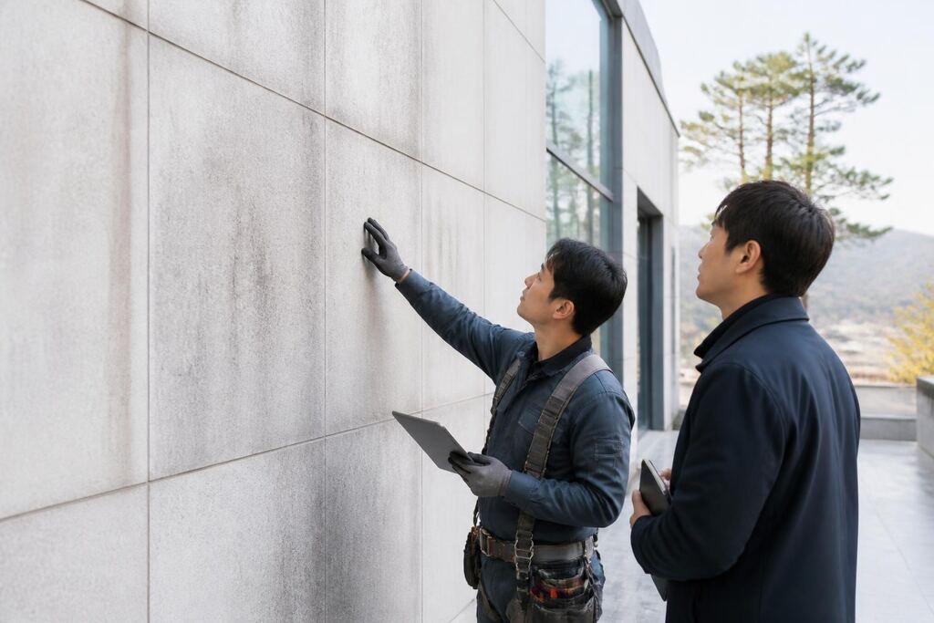 강원특별자치도 외벽청소 작업 범위와 현장 조건 이미지