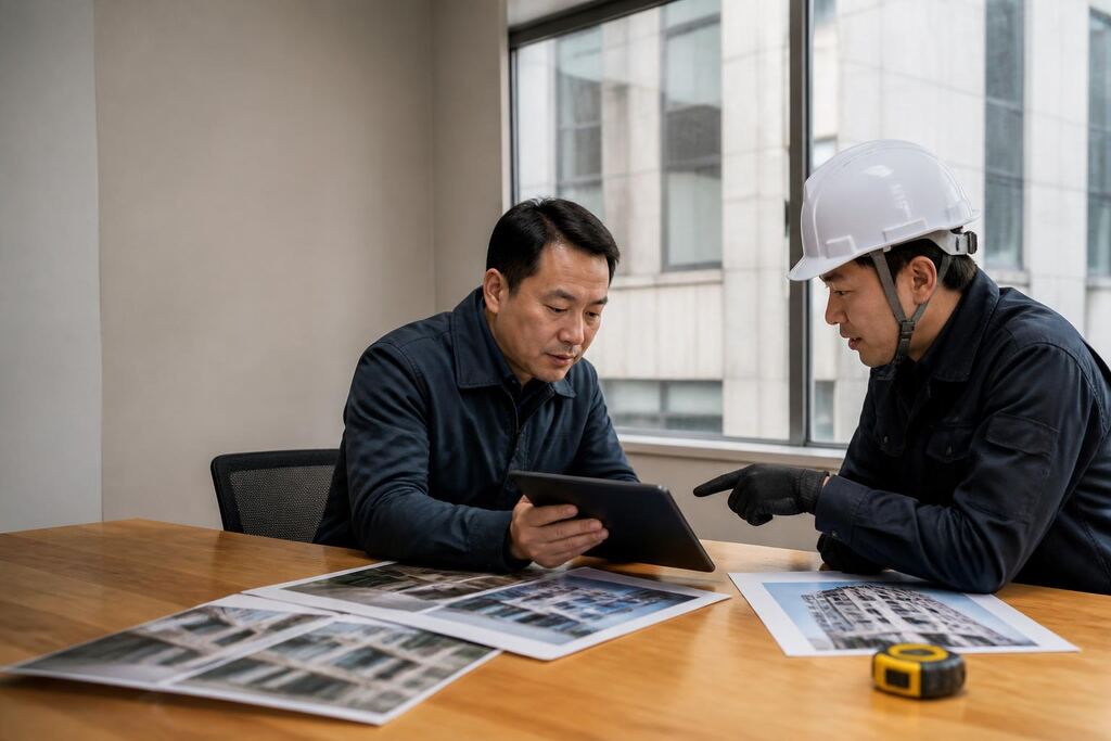 경남 외벽청소 작업 범위와 현장 조건 이미지