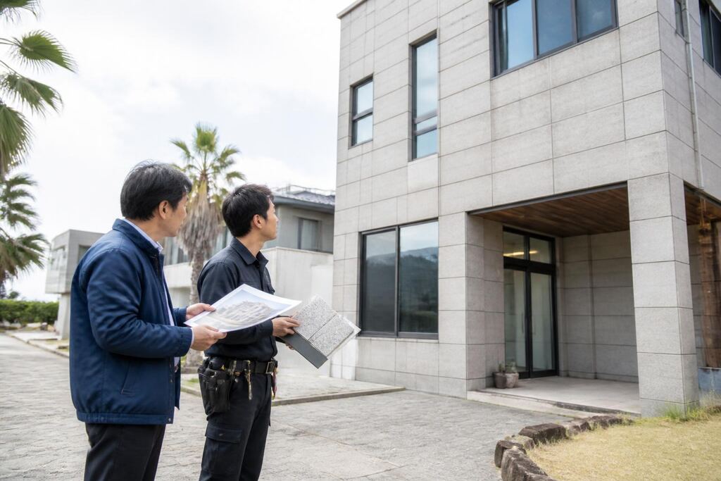 제주특별자치도 외벽청소 작업 범위와 현장 조건 이미지