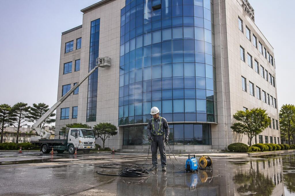 전남광주통합특별시 외벽청소 이미지