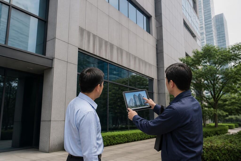 서울 종로구 외벽청소 작업 범위와 현장 조건 이미지