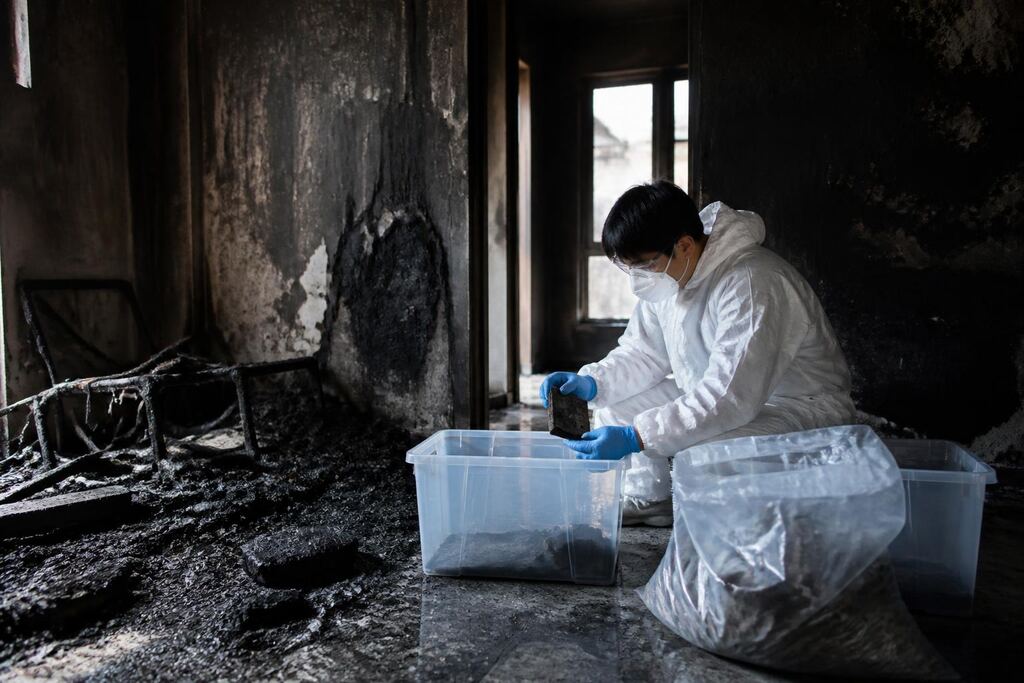 전남광주통합특별시 화재청소 작업 범위와 현장 조건 이미지