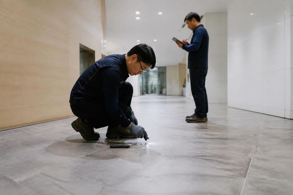 전남광주통합특별시 왁스코팅 (마루, 타일) 작업 범위와 현장 조건 이미지