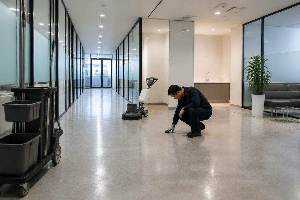 인천 지식산업센터청소 작업 범위와 현장 조건 이미지