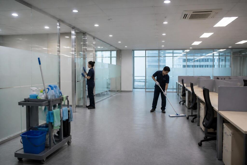 세종특별자치시 지식산업센터청소 작업 범위와 현장 조건 이미지