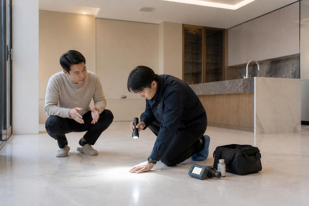 세종특별자치시 대리석연마·광택 작업 범위와 현장 조건 이미지