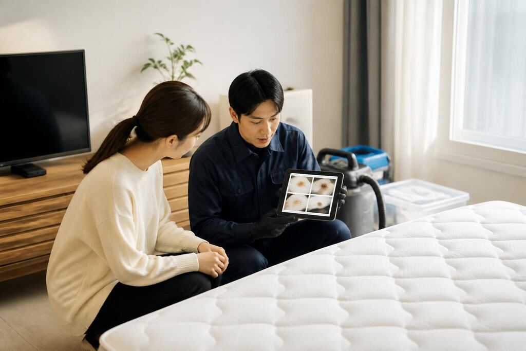 인천 매트리스청소 비용과 업체 비교 정보 이미지