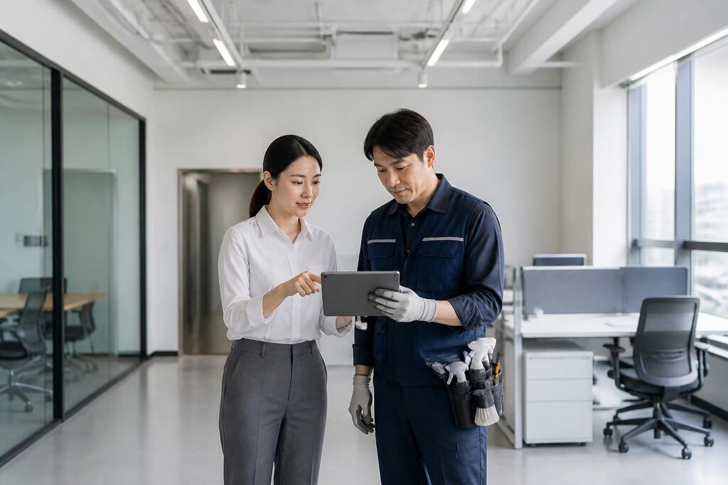 서울 사업장 정기청소 이미지