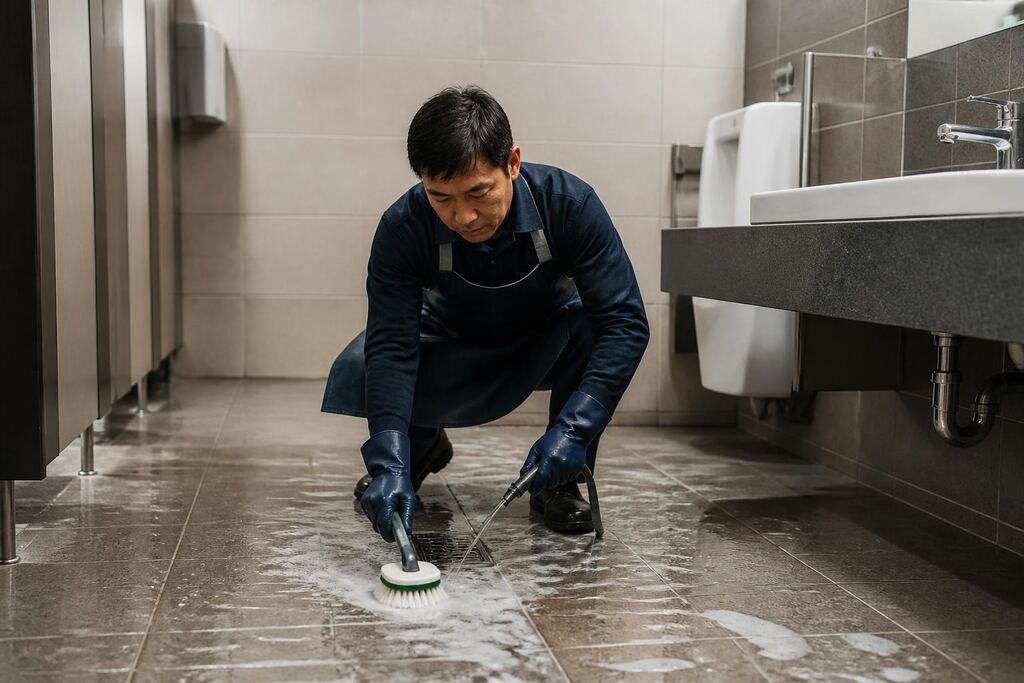 경북 화장실청소 작업 범위와 현장 조건 이미지