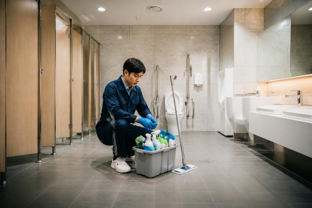 제주특별자치도 화장실청소 이미지