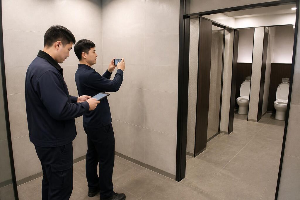 경기 화장실청소 작업 범위와 현장 조건 이미지