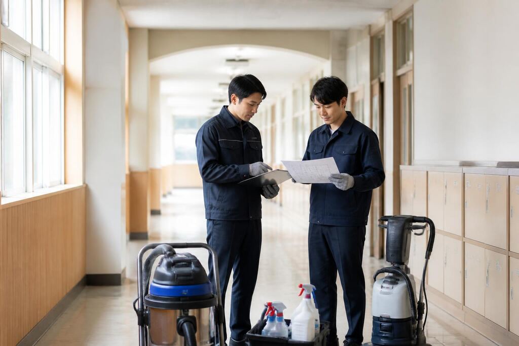 전북특별자치도 학교청소 이미지