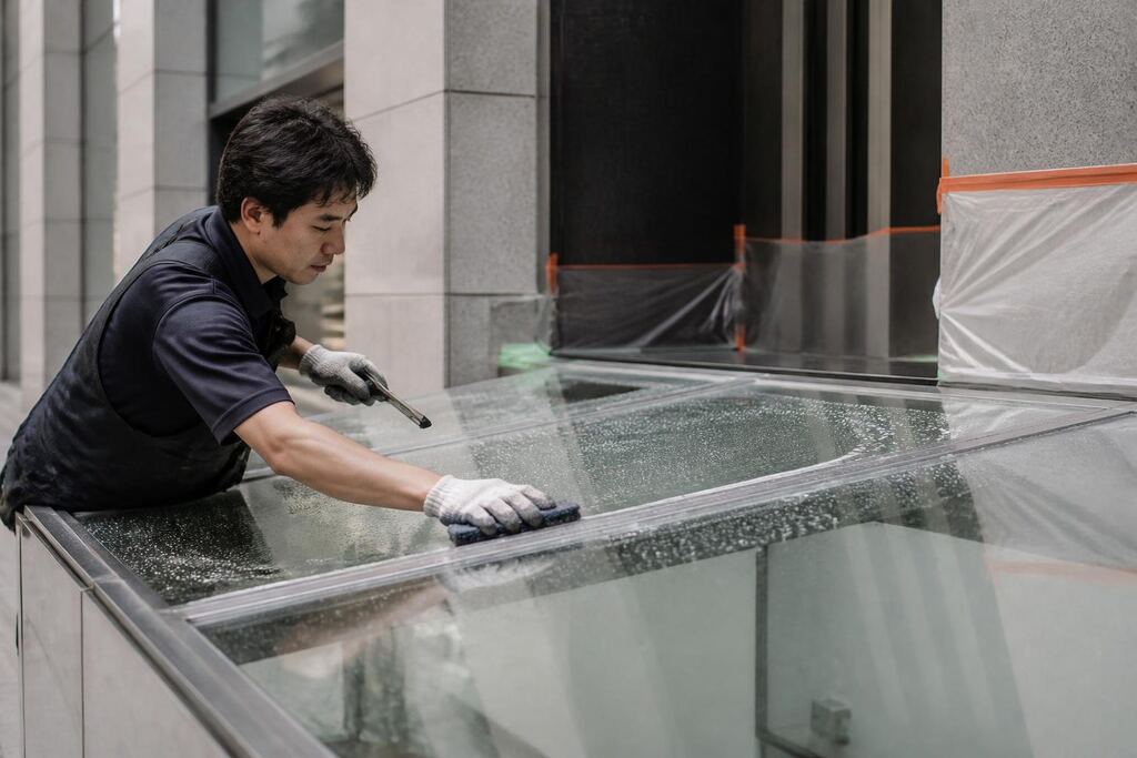 서울 간판청소 작업 범위와 현장 조건 이미지