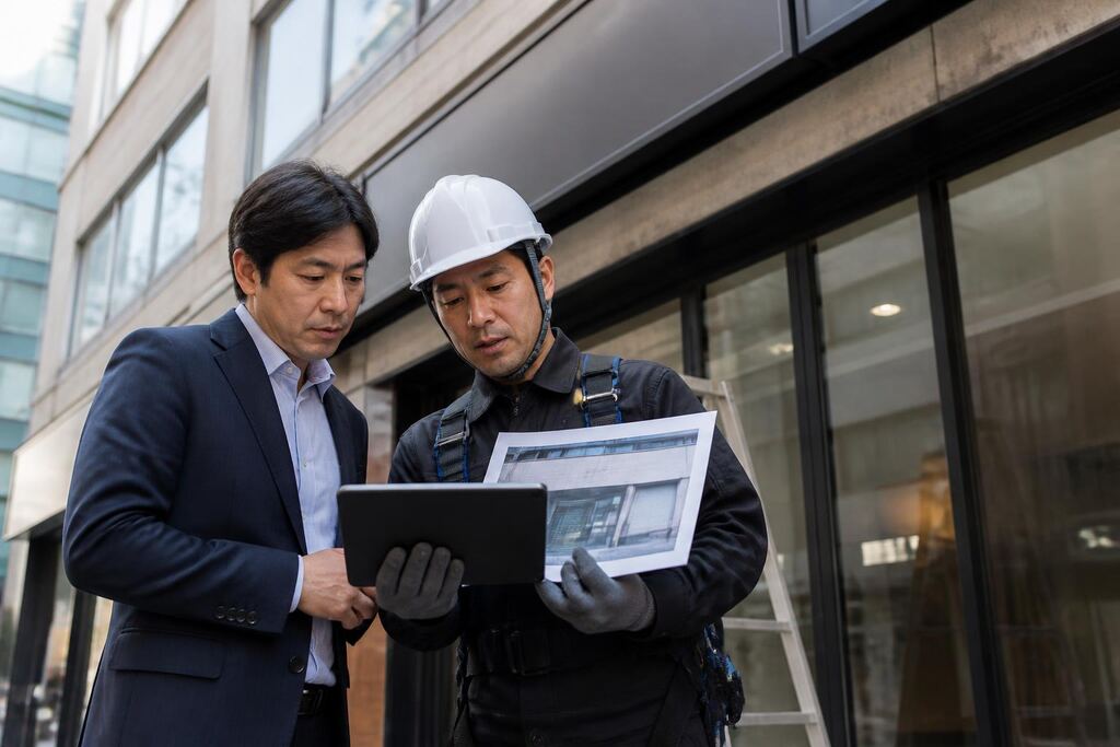 서울 종로구 간판청소 작업 범위와 현장 조건 이미지