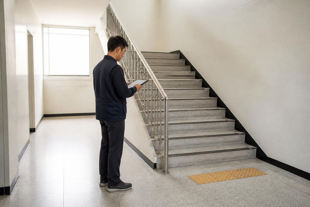 충남 계단청소 작업 범위와 현장 조건 이미지