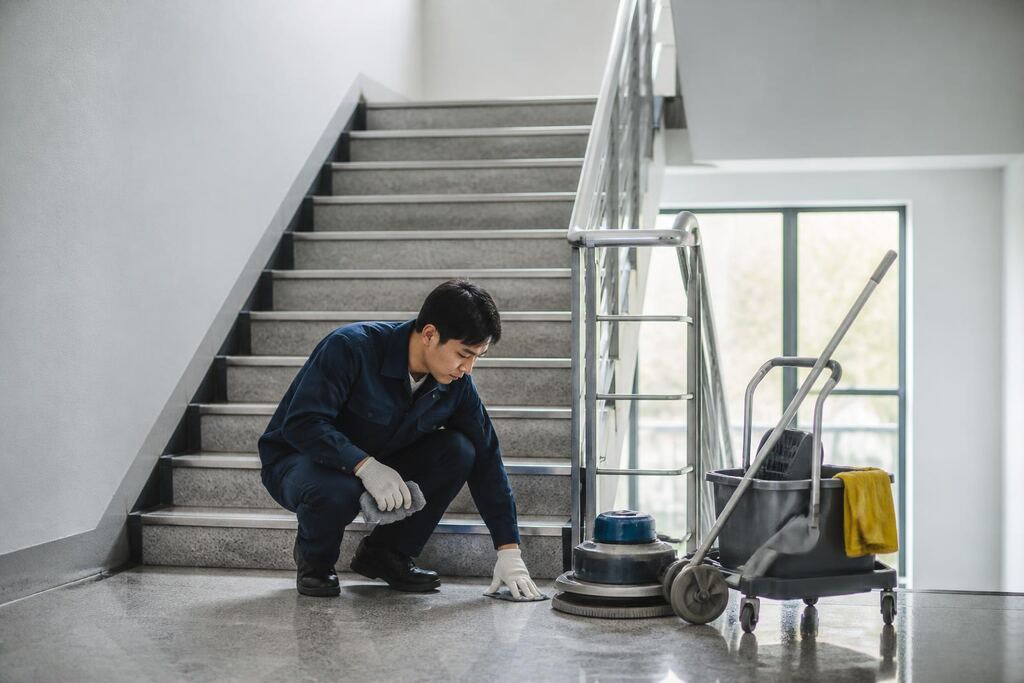 인천 계단청소 이미지