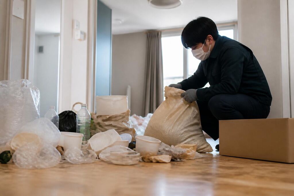 부산 쓰레기집청소 작업 범위와 현장 조건 이미지